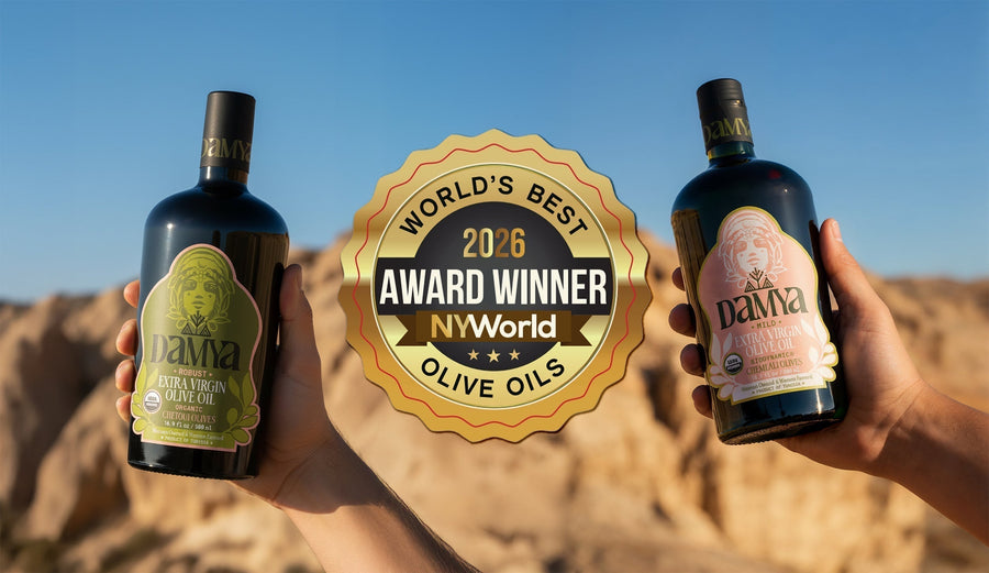Damya Olive Oils Awarded Gold & Silver at the New York International Olive Oil Competition!