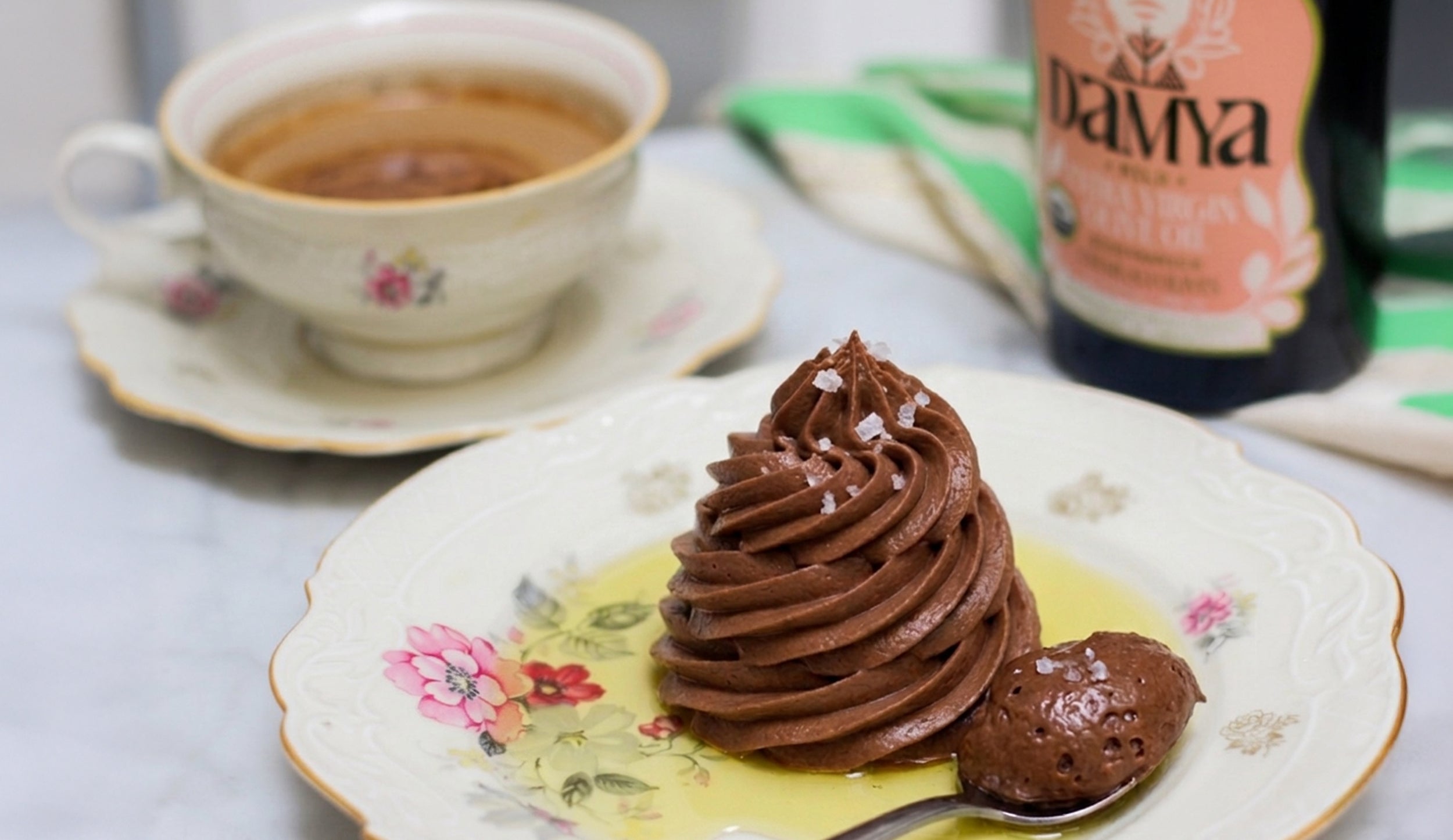 Chocolate Mousse with Damya Biodynamic