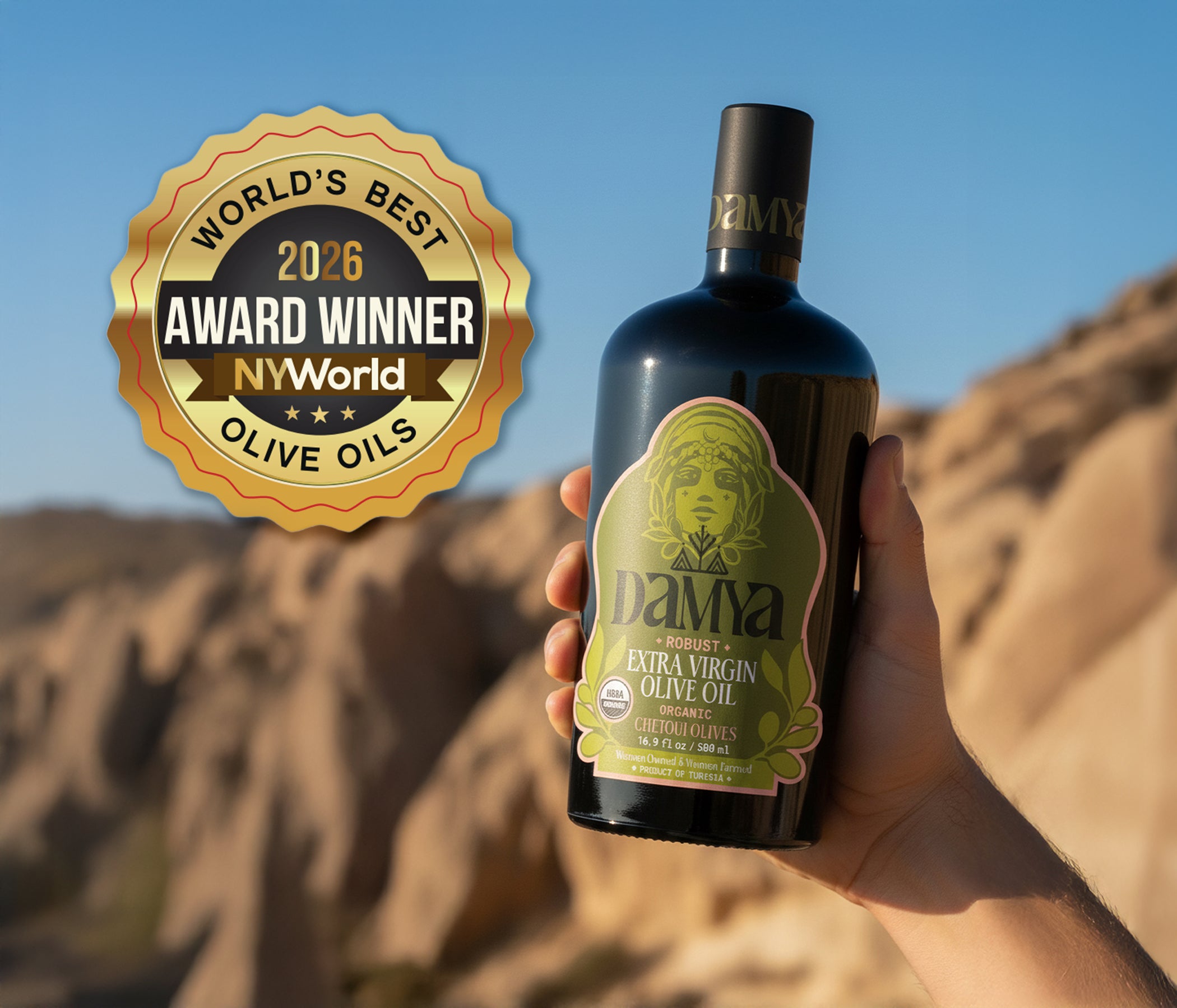 Damya Robust Organic Extra Virgin Olive Oil · Damya, Massiva LLC