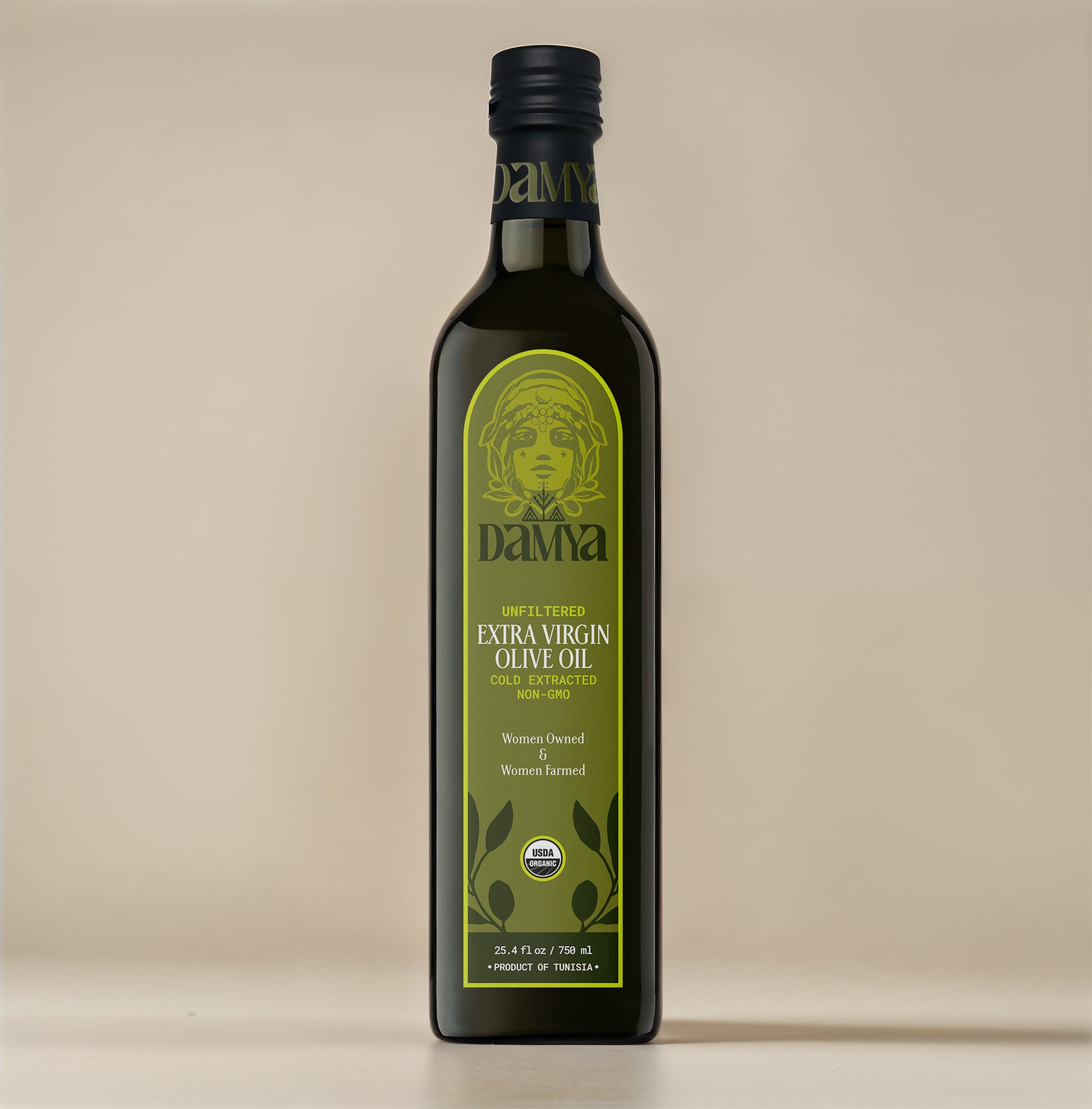 Damya Unfiltered Organic Extra Virgin Olive Oil · Damya, Massiva LLC