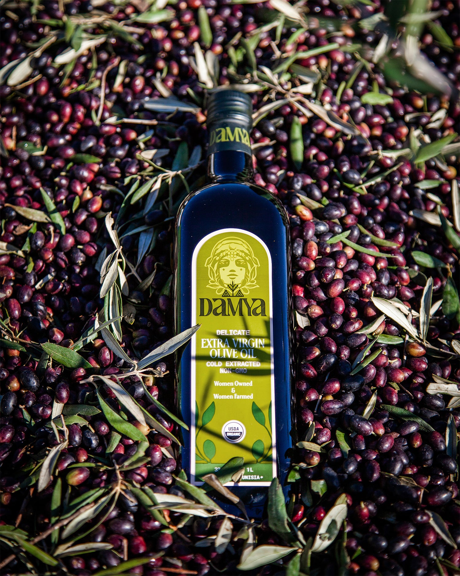 Damya Delicate Organic Extra Virgin Olive Oil 1L · Damya, Massiva LLC