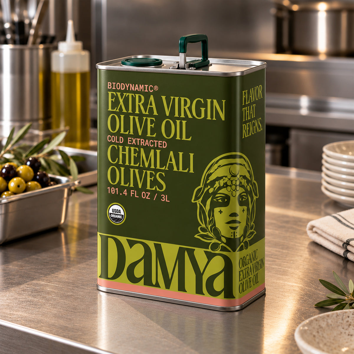 Damya Biodynamic® Extra Virgin Olive Oil 3L