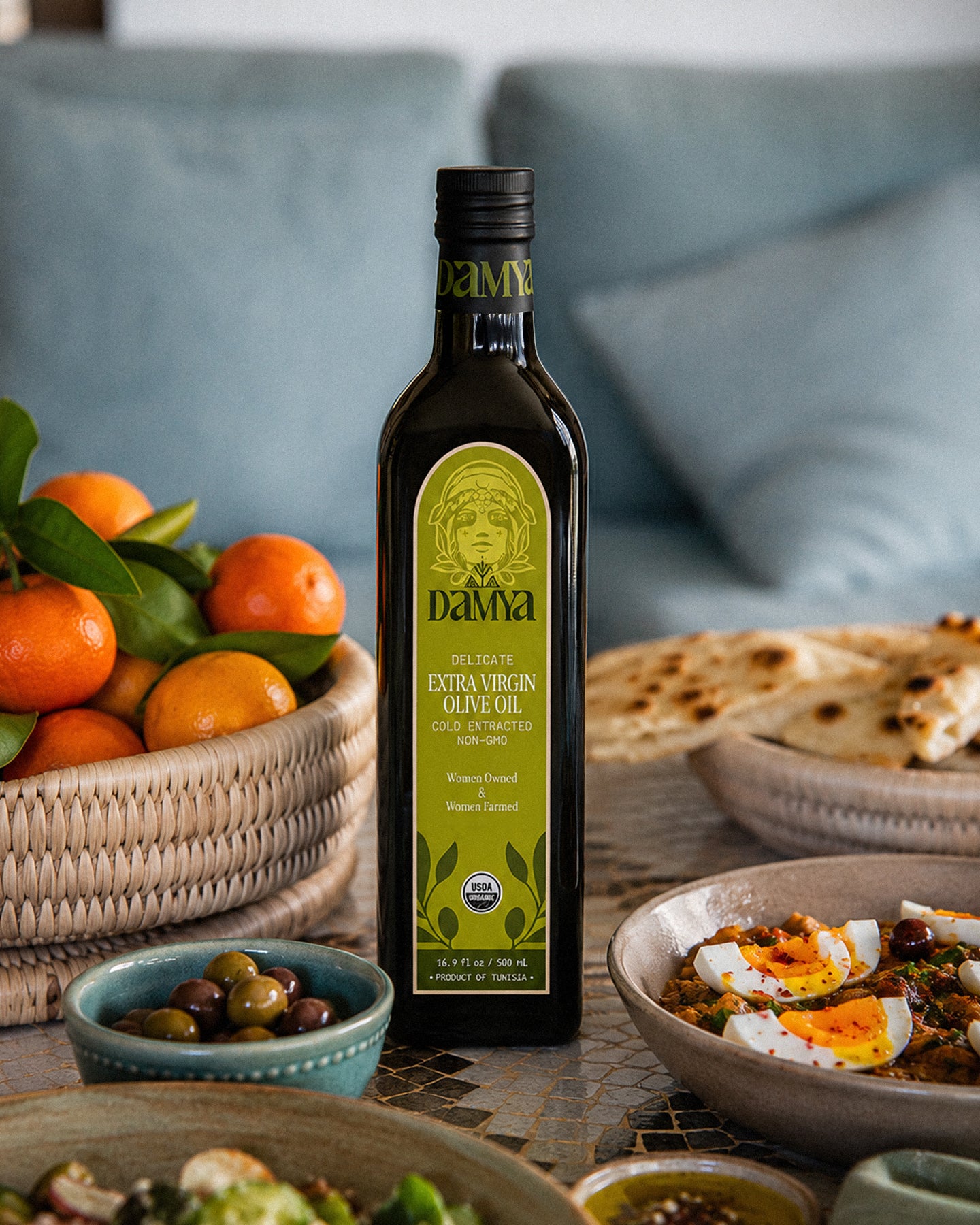 Damya Delicate Organic Extra Virgin Olive Oil 500 mL · Damya