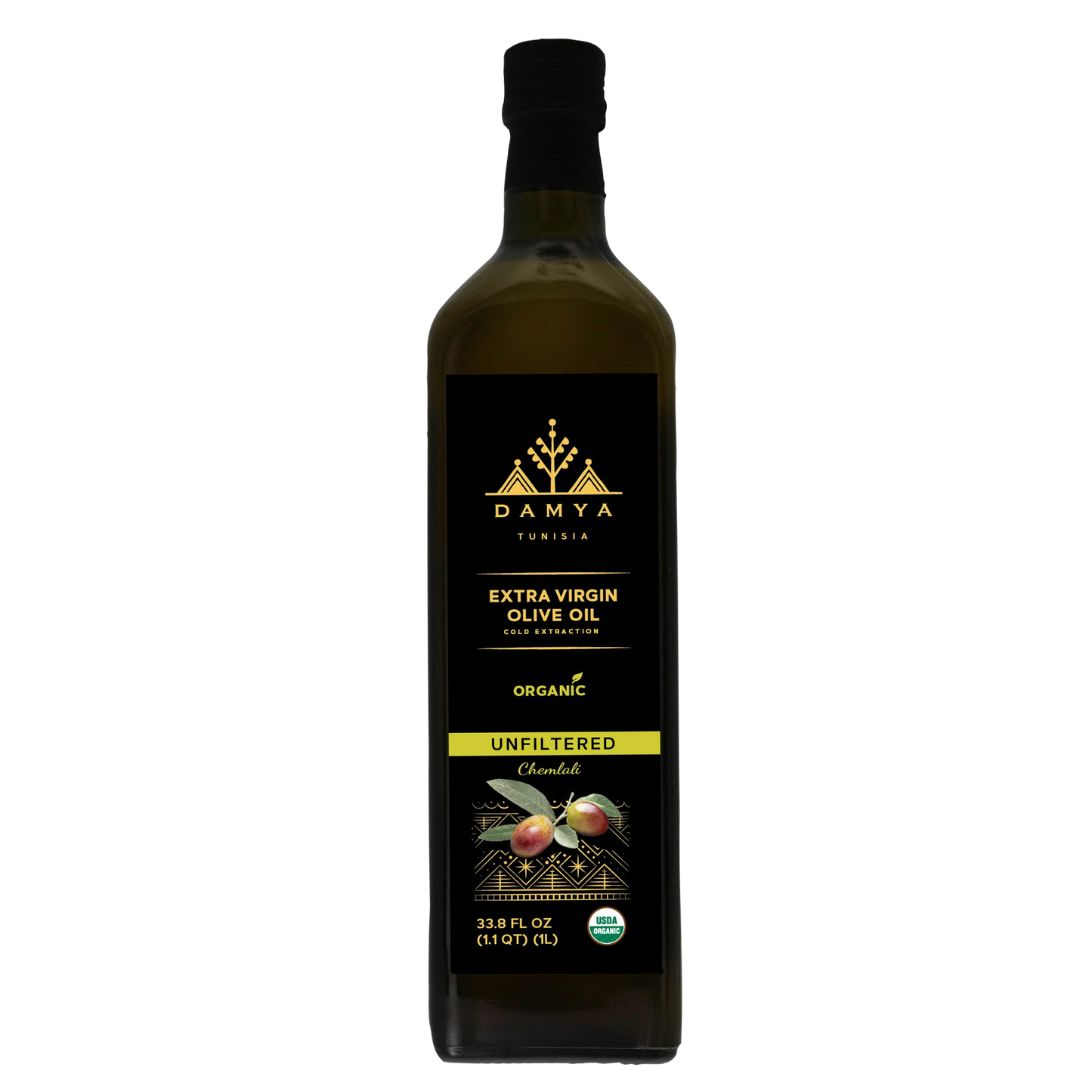 Damya Organic Unfiltered Extra Virgin Olive Oil