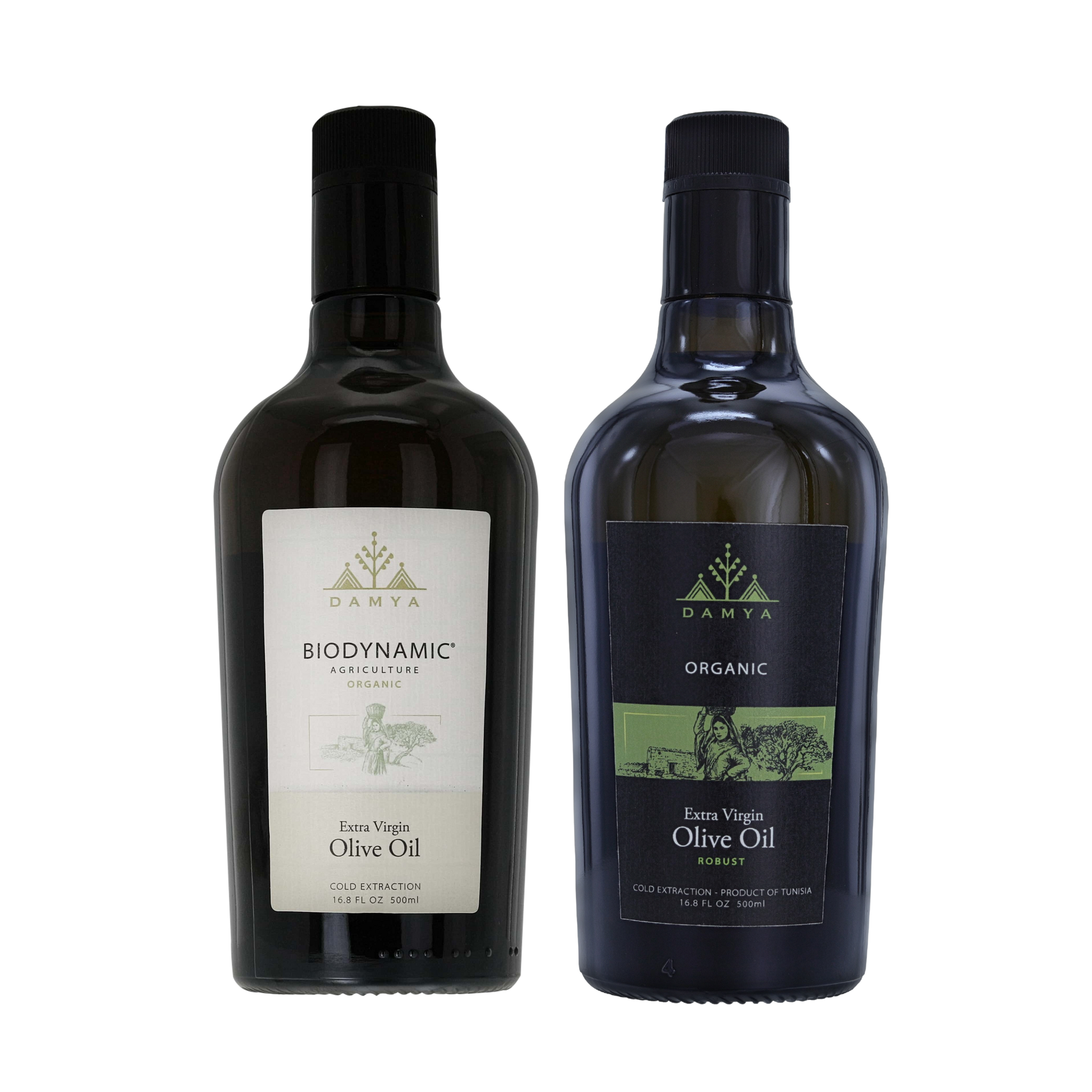 Damya Organic Extra Virgin Olive Oil Duo